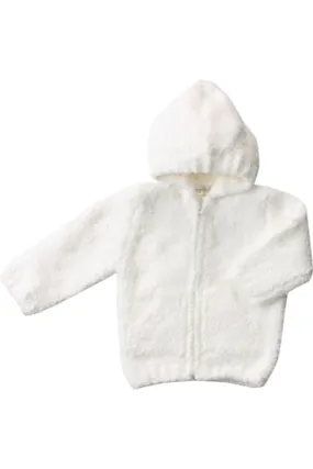 Cozy White Hoodie for Babies