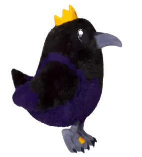 Mini Squishable King Raven