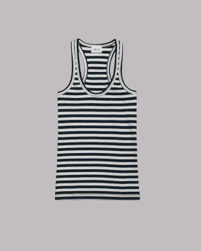 The Striped Ribbed Tank Top