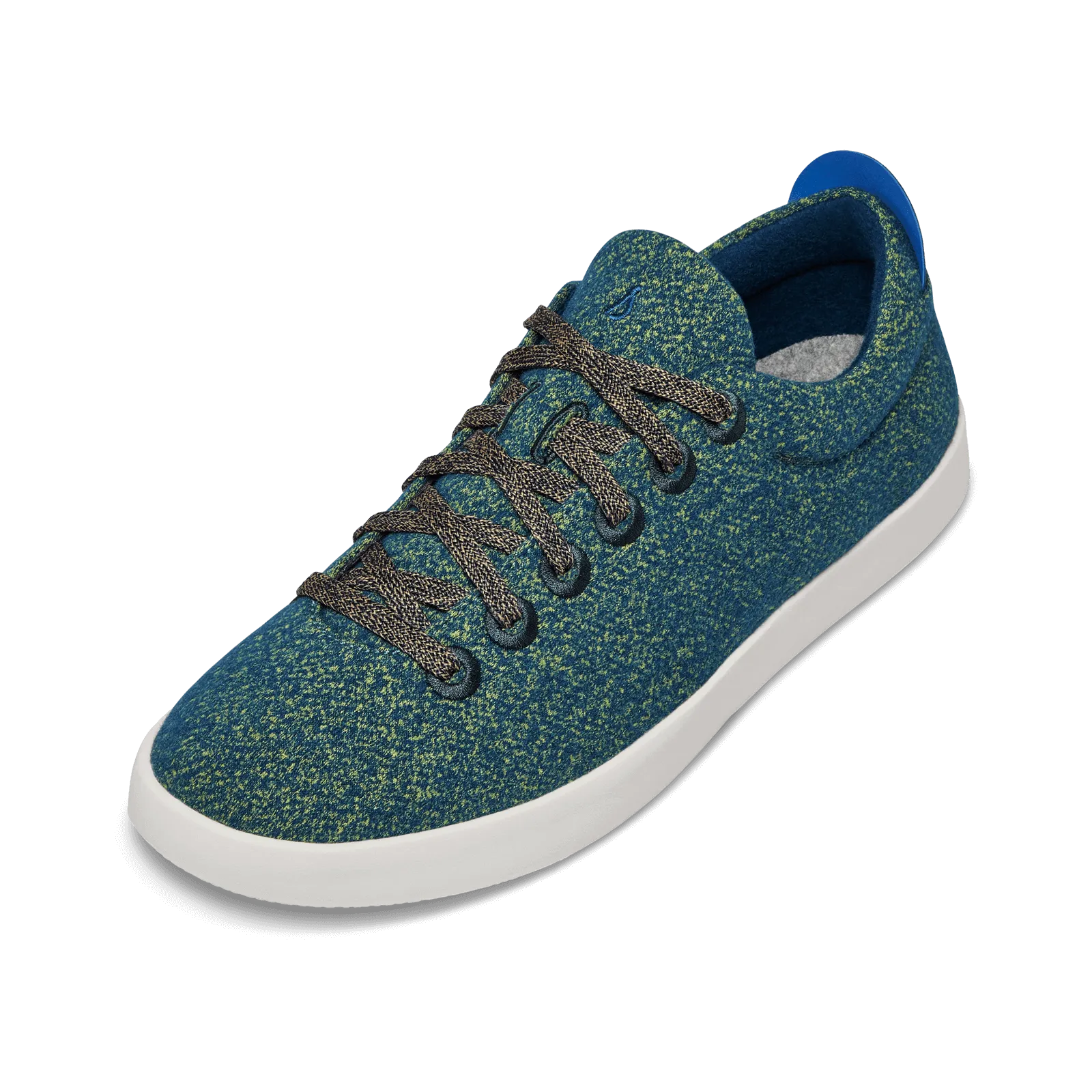 Women's Wool Pipers - Garden Blue (White Sole)