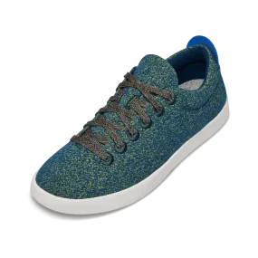 Women's Wool Pipers - Garden Blue (White Sole)